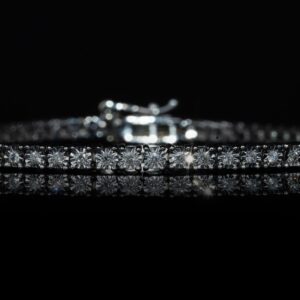 PULSO TENIS 3MM 3CT DIAMANTES NATURALES