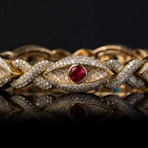 BRAZALETE INFINITO DIAMANTES NATURALES