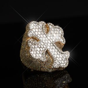 Anillo diamantes baguette 9CT DIAMANTES