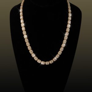 CADENA DIAMANTES BAGUETTE 14K 55CM LARGO