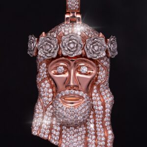 DIJE DE CRISTO DIAMANTES NATURALES